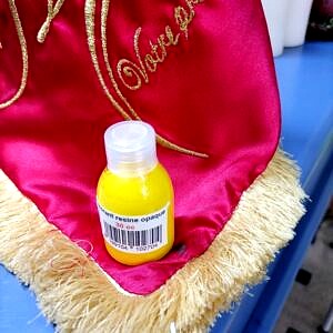 colorant opaque pour résine jaune 30ml
