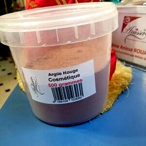 Argile Rouge pour cosmétique 500 gr