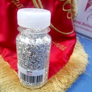 gzez métallique décoration résine argent 60cc