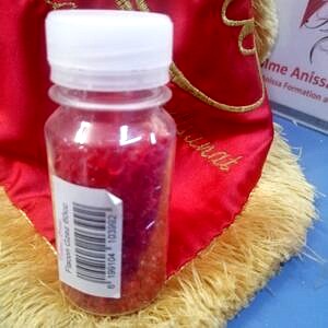 gzez transparent décoration résine rouge 60cc