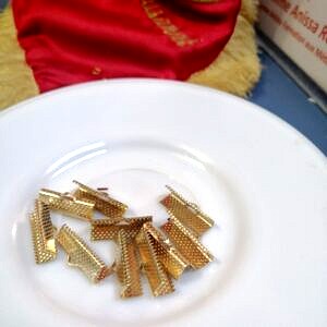 5 paire fermoir a griffe gm doree