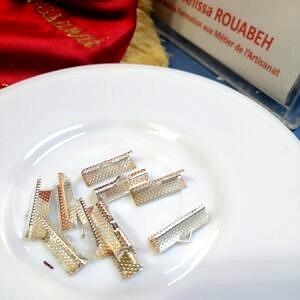 5 paire fermoir a griffe gm argent
