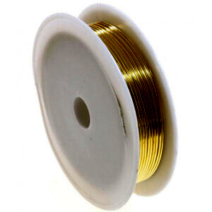 Bobine Fil Plaqué dorée 1 mm
