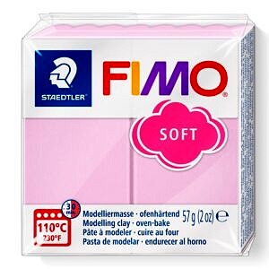 PATE POLYMERE FIMO SOFT LIGHT PINK 57 gr REF 8020-205