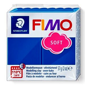 PATE POLYMERE FIMO SOFT BLEU PACIFIC 57 gr REF 8020-37