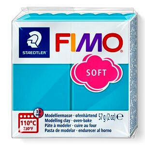 PATE POLYMERE FIMO SOFT MENTHE 57 gr REF 8020-39