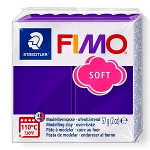 PATE POLYMERE FIMO SOFT PRUNE 57 gr REF 8020-63