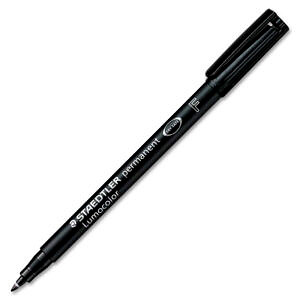 Stylo permanent Lumocolor steadler  318 noir