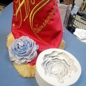 Moule silicone la rose 3D 30 x 75mm