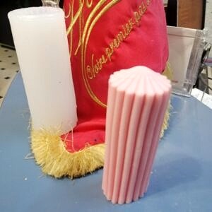 Moule silicone tour drapée 55 x 123mm