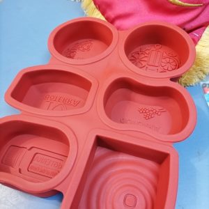 Moule silicone pour Savon 6 empreintes